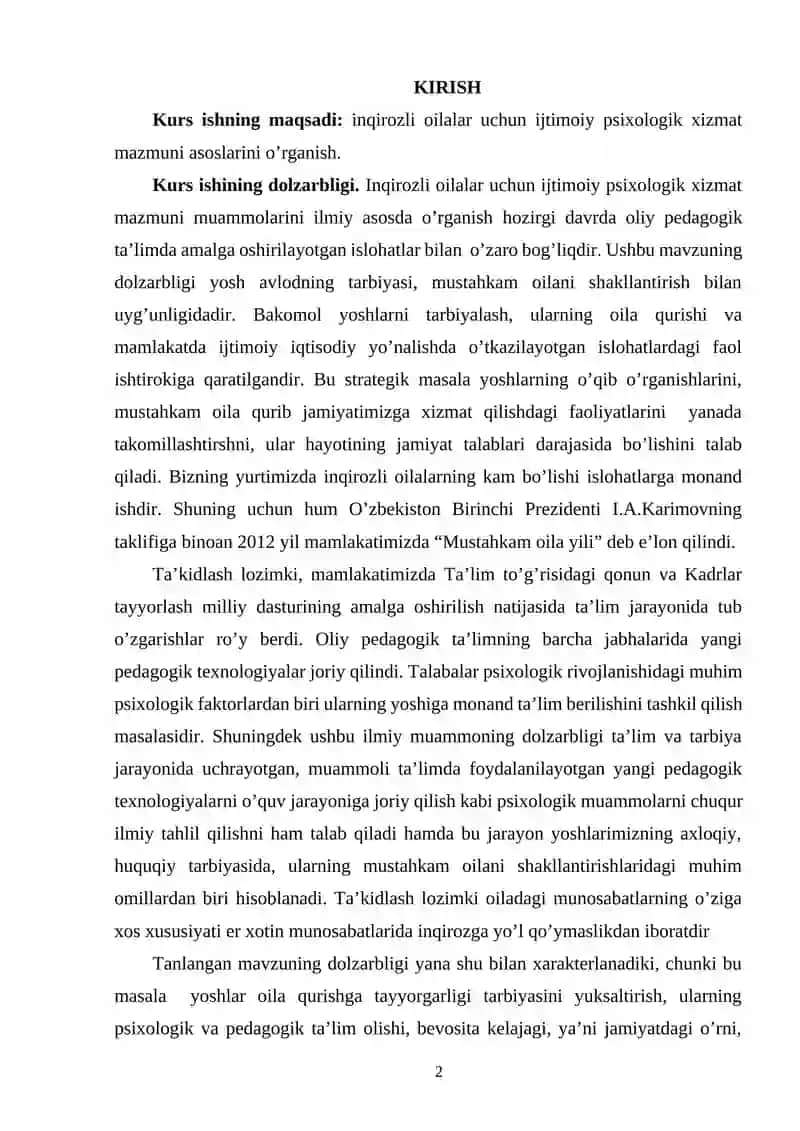 INQIROZLI OILALAR UCHUN IJTIMOIY PSIXOLOGIK XIZMAT MAZMUNI VA MOHIYATI 2