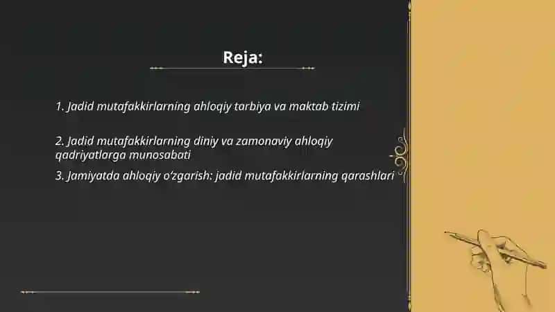 Jadid mutafakkirlarning ahloqiy qarashlari 2