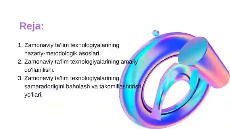 muammoli, interfaol, o'yinli, tabaqalashtirilgan, rivojlantiruvchi ta'lim texnologiyalari 2