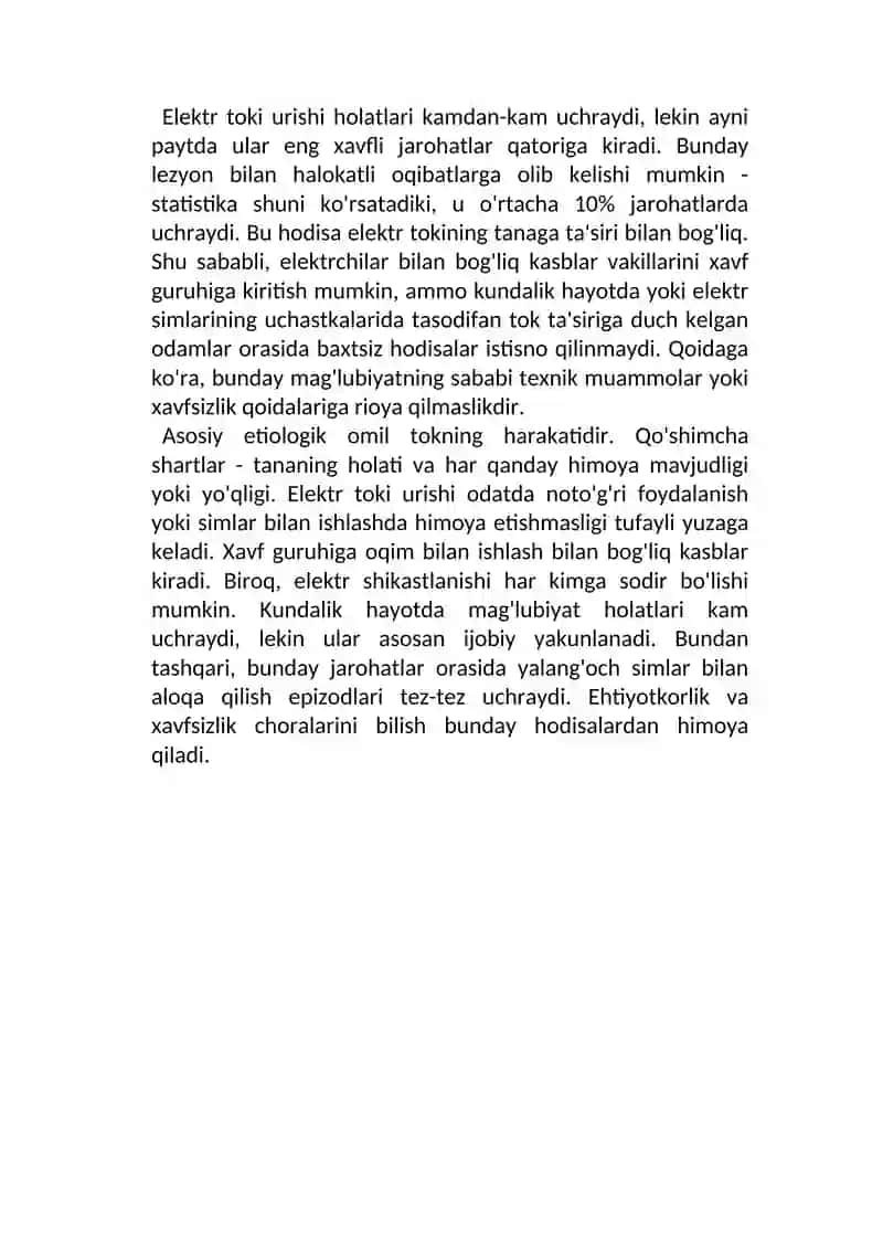 elektr toki urganda birinchi tibbiy tez yordam 2