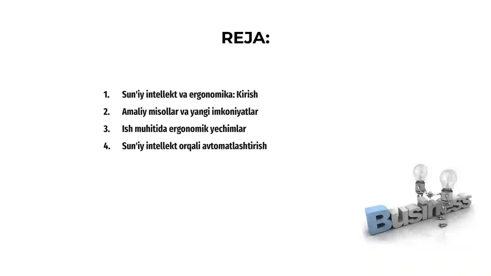 Sun'iy intellekt va ergonomika 2