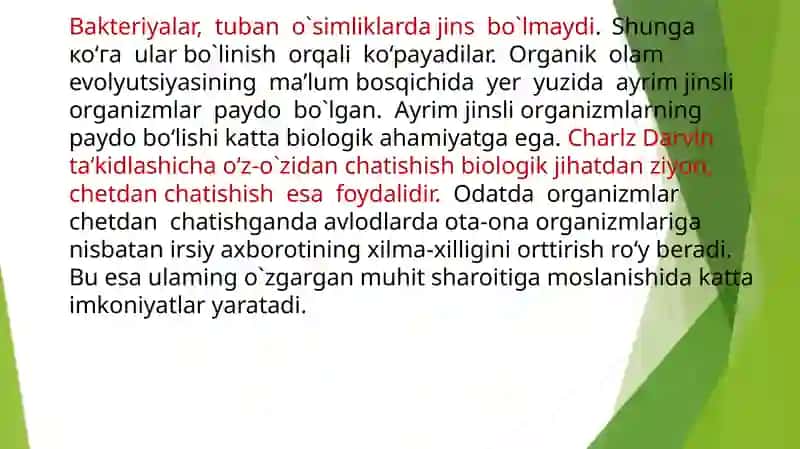 Jins bilan birikkan holda belgilarning  irsiylanishi. 2