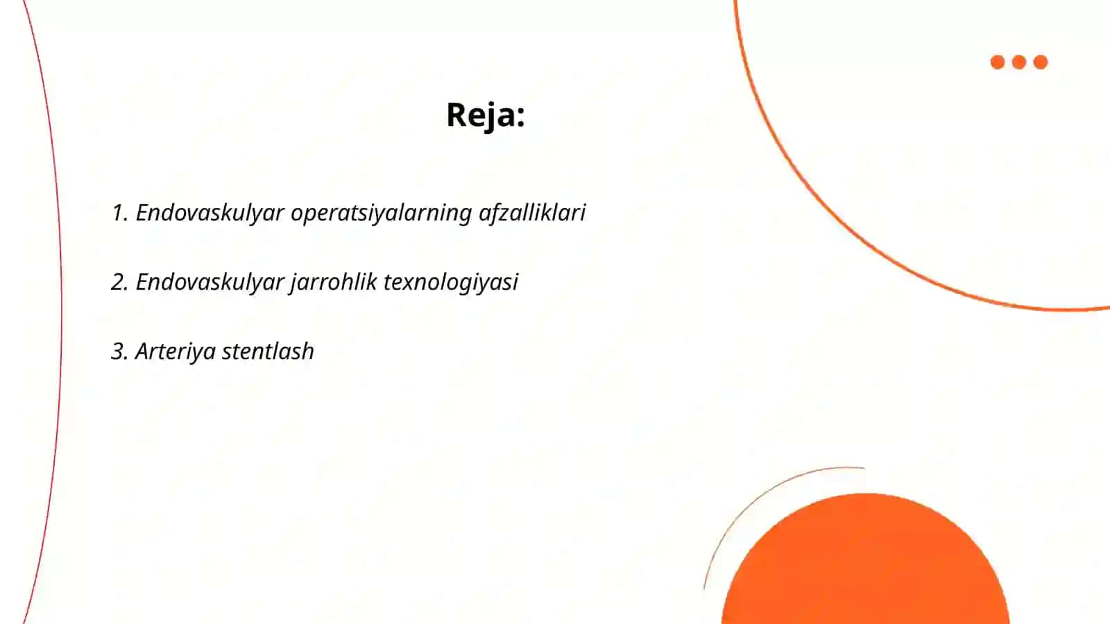 Endovaskulyar operatsiyalar 2