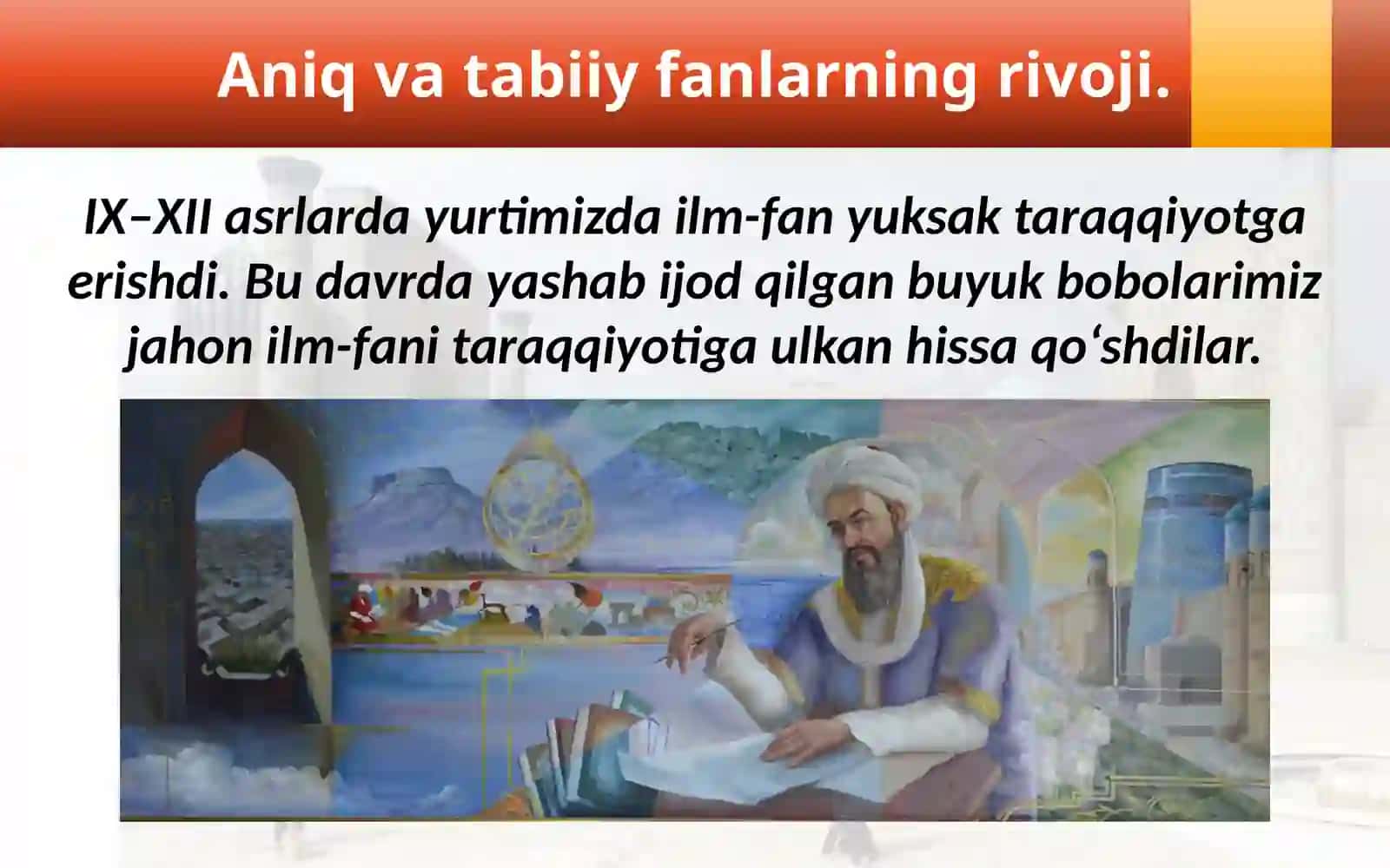 5-sinf Tarix fanidarsligi asosida 24-mavzu 2