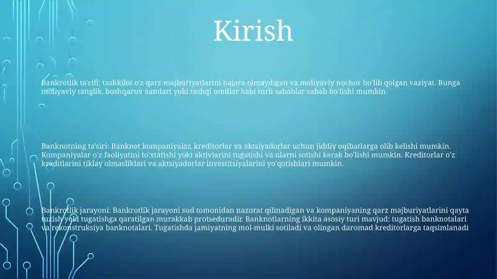 Korporatsiya Bankrotligi Va Qayta Tashkil Etilishi 2