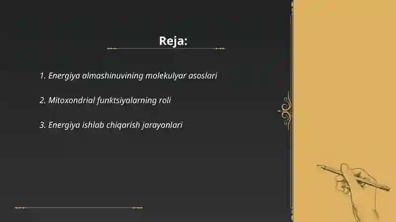 Energiya alamshinuvining boshqarilishi 2