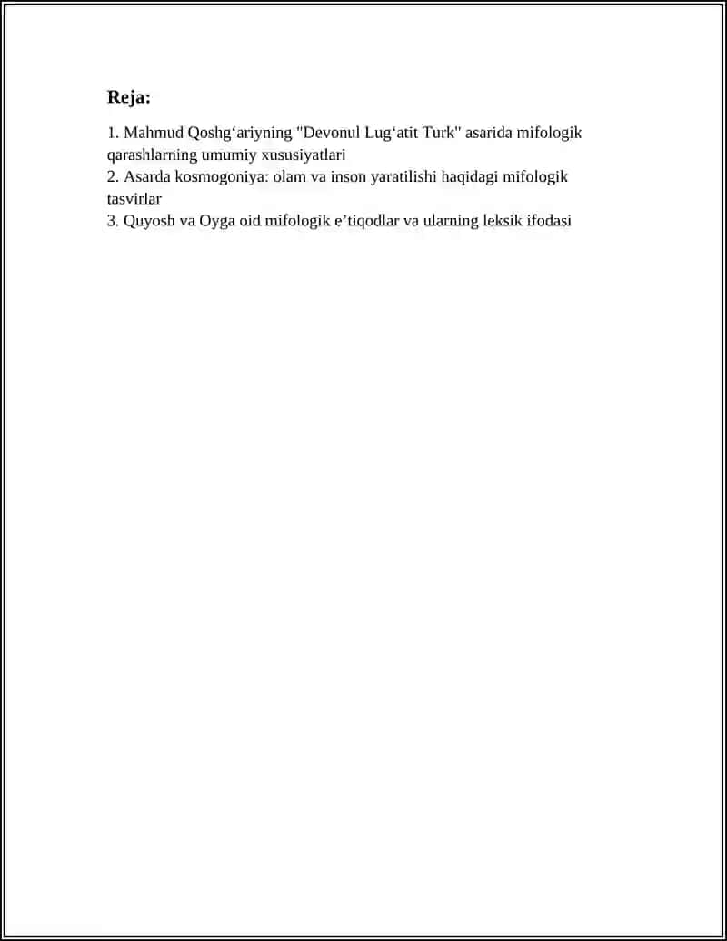 MAHMUD QOSHGʻARIYNING "DEVONUL LOGʻOTIT TURK" ASARIDA MIFOLOGIK DUNYOQARASH UNSURLARI 2