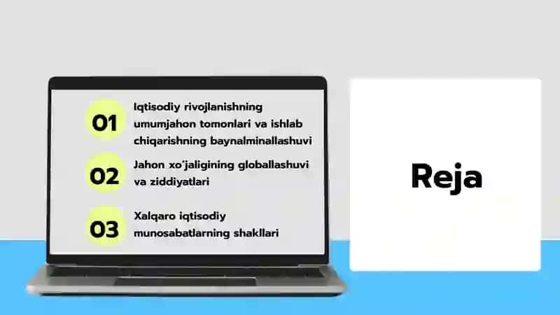 Jahon xo’jaligi va uning evolyutsiyasi 2