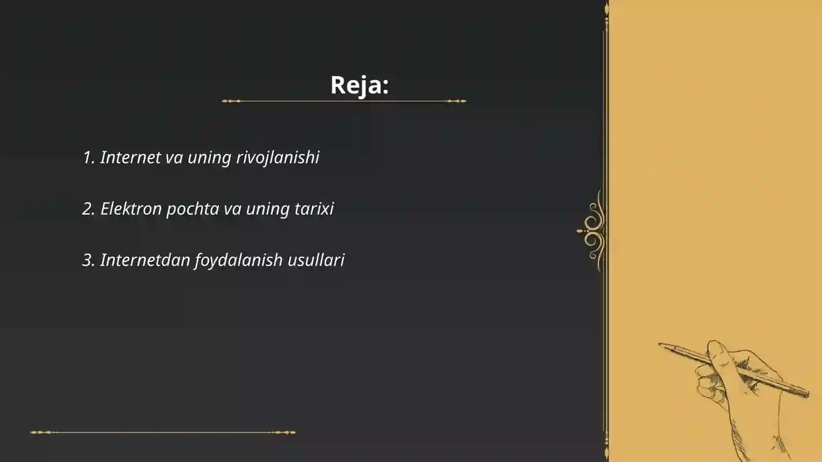 Internet tarmog'i va elektron pochta 2