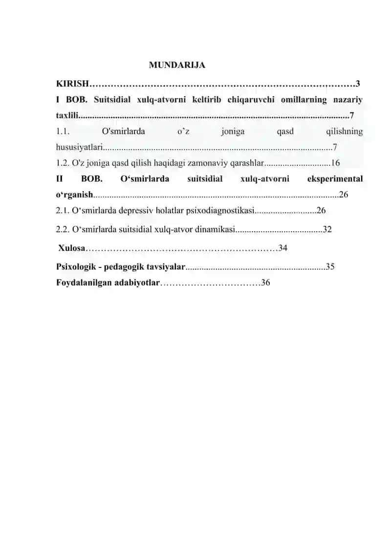 O’smirlar xulq-atvori psixadiagnostikasi va korreksiyasi 2