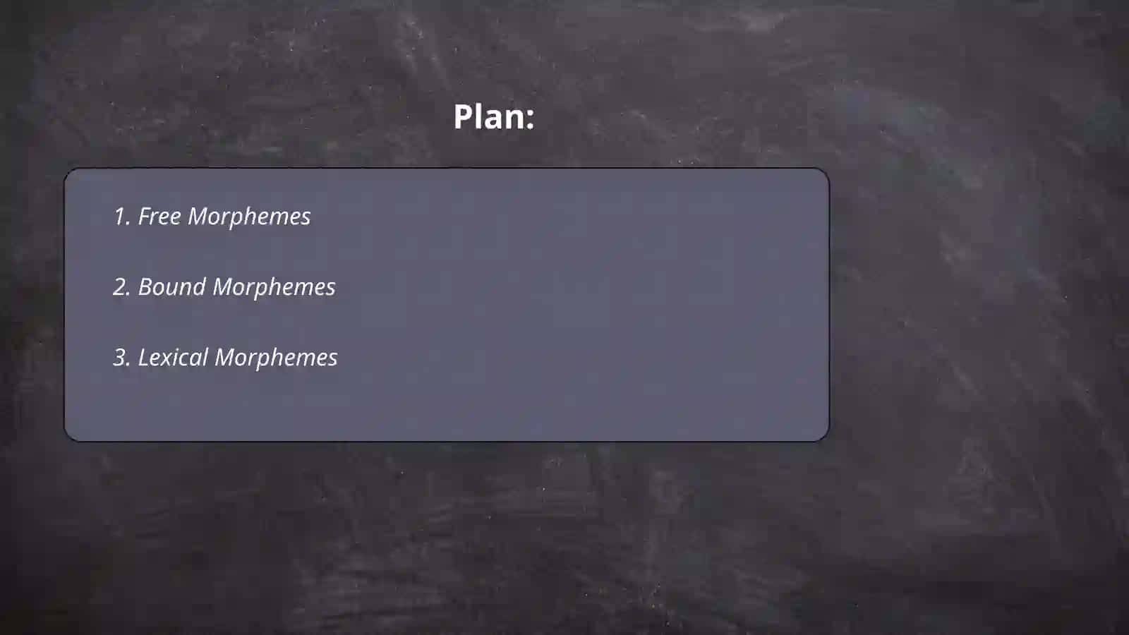Morphemes. Types of Morphemes 2