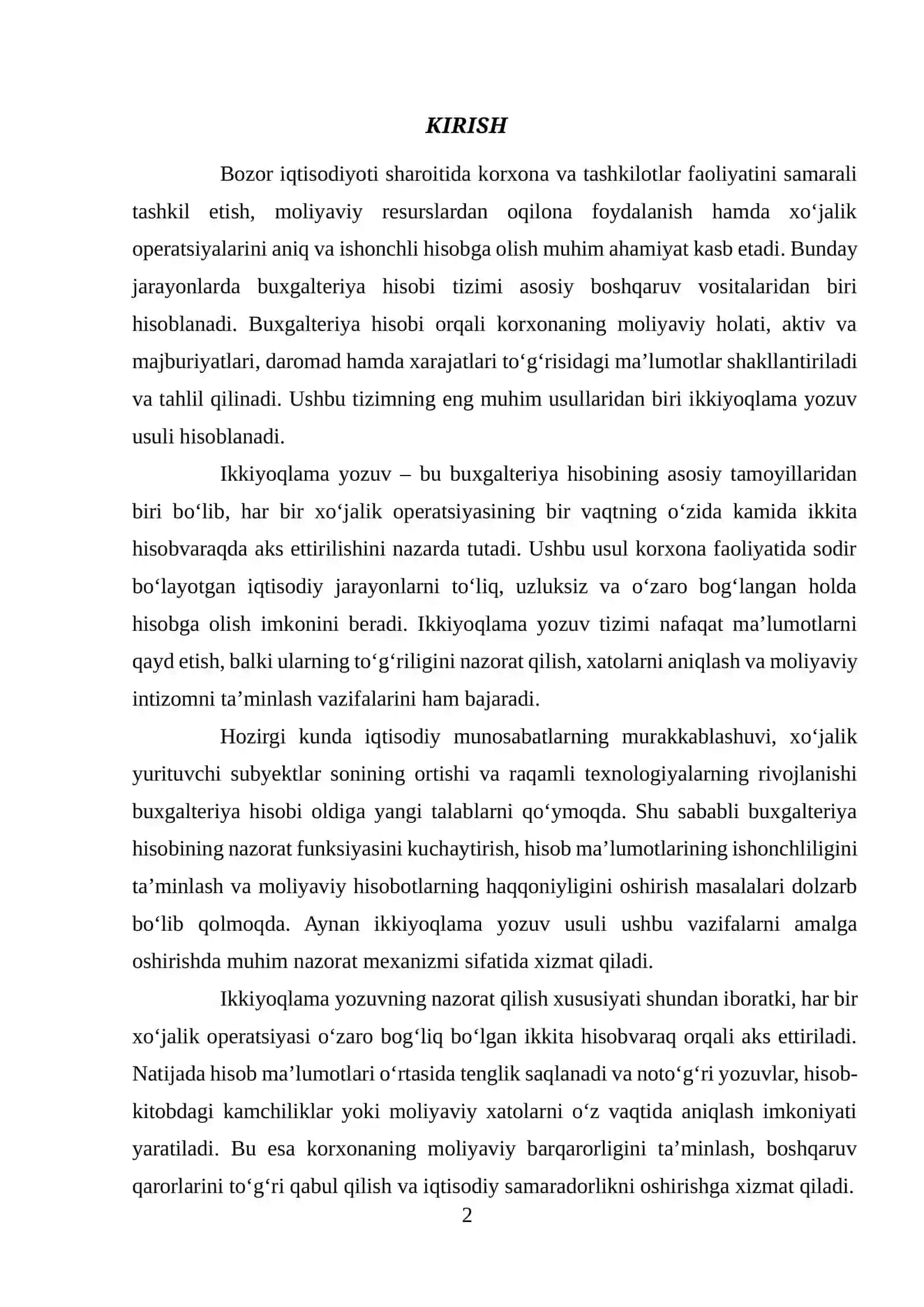 Ikkiyoqlama Yozuving Nazorat Qilish Xususiyatlari 2