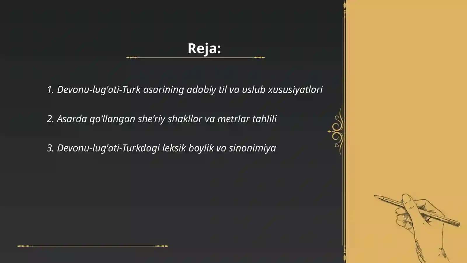 Devonu-lug'ati-Turk asarining adabiy qimmati 2
