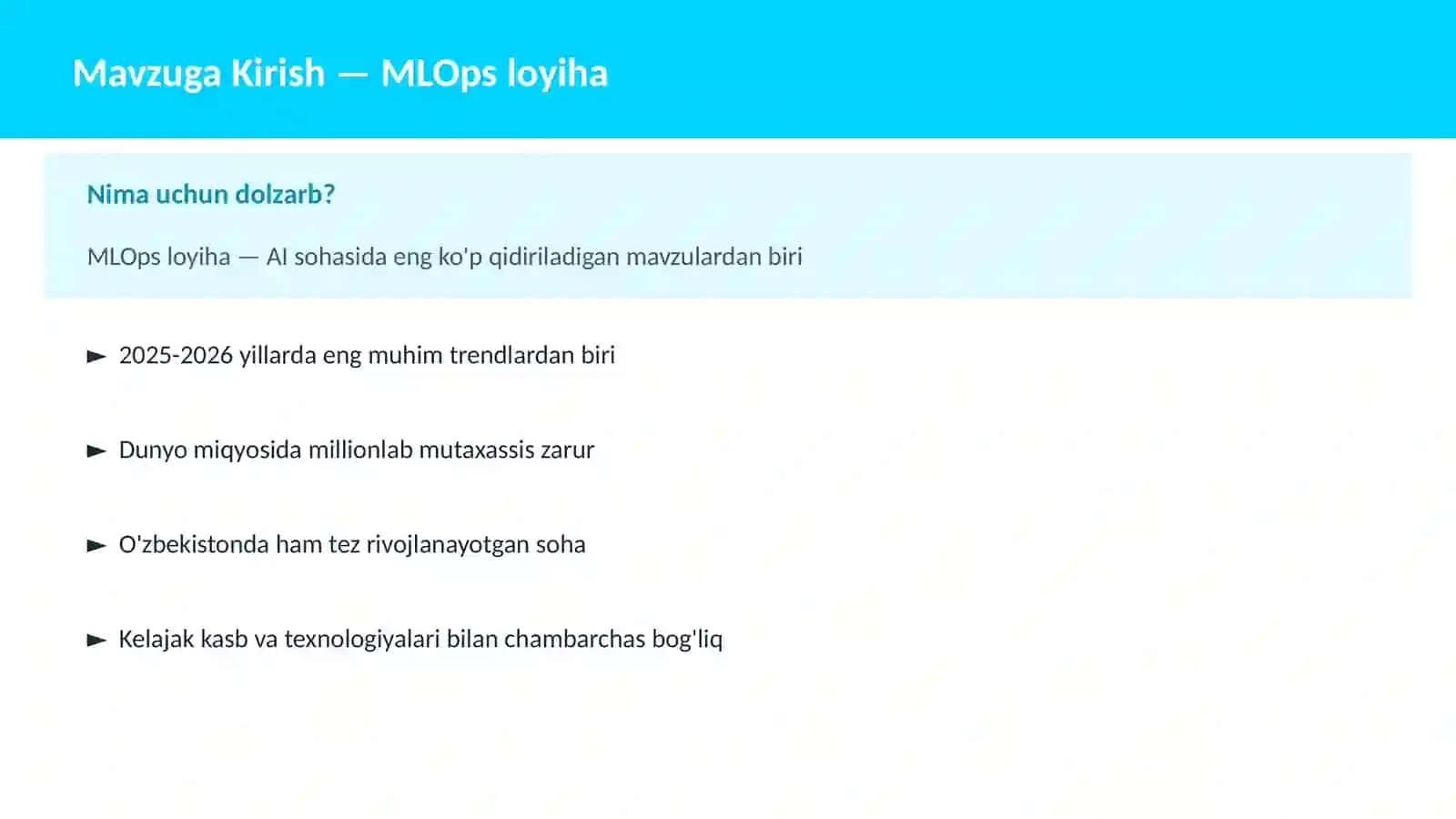 MLOPS VA AI INFRASTRUKTURA 2