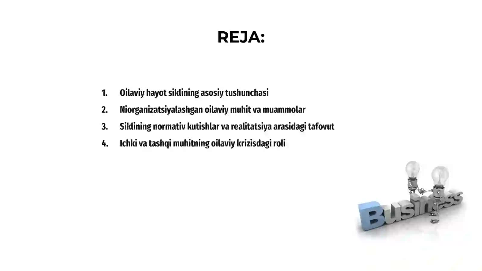 Oilaviy hayot siklining nonormativ krizislari 2