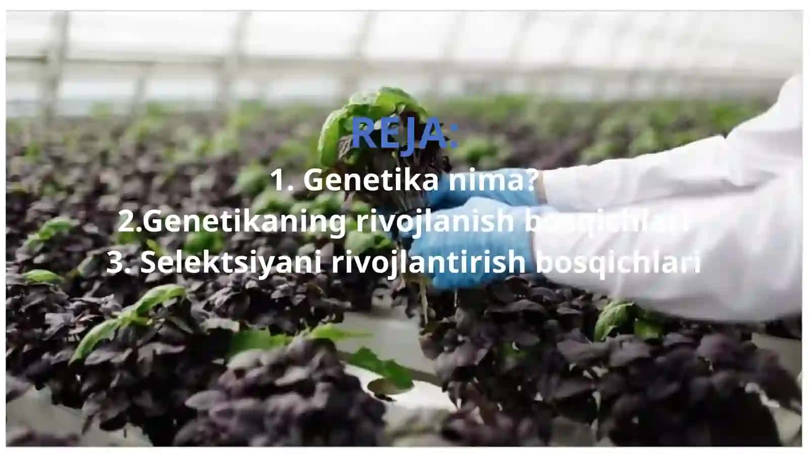 Genetika fani seleksiyaning nazariy asosi 2