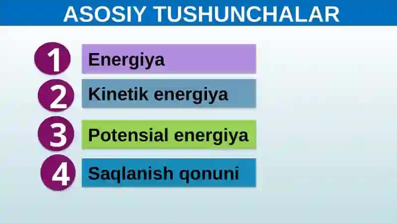 JISM KINETIK ENERGIYASINING UNING TEZLIGI VA MASSASIGA BOG‘LIQLIGINI ANIQLASH 2