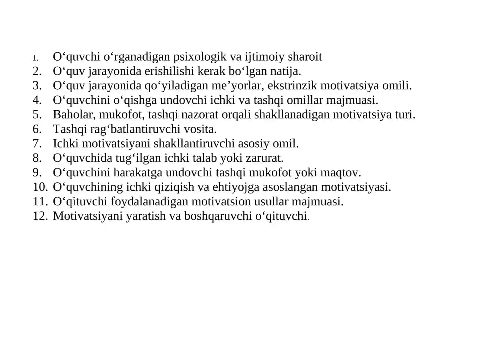 Motivatsiya tushunchasi.Instrinzik va ekstrinzk motivatsiya 2