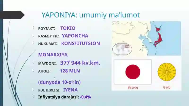 YAPONIYA IQTISODIYOTI 2