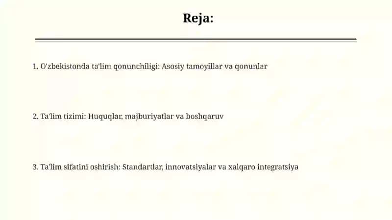 Ta'lim qonuniyatlari va tamoyillari 2