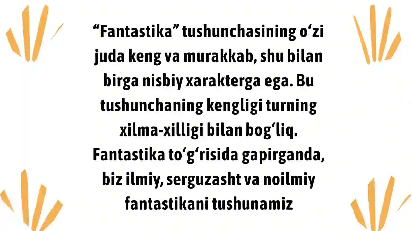 Fantastik asarlar 2