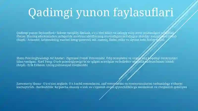 Shaxs Psixologiyasidagi AnʼAnalar Va Zamonaviy Shaxs Muxlisa 2