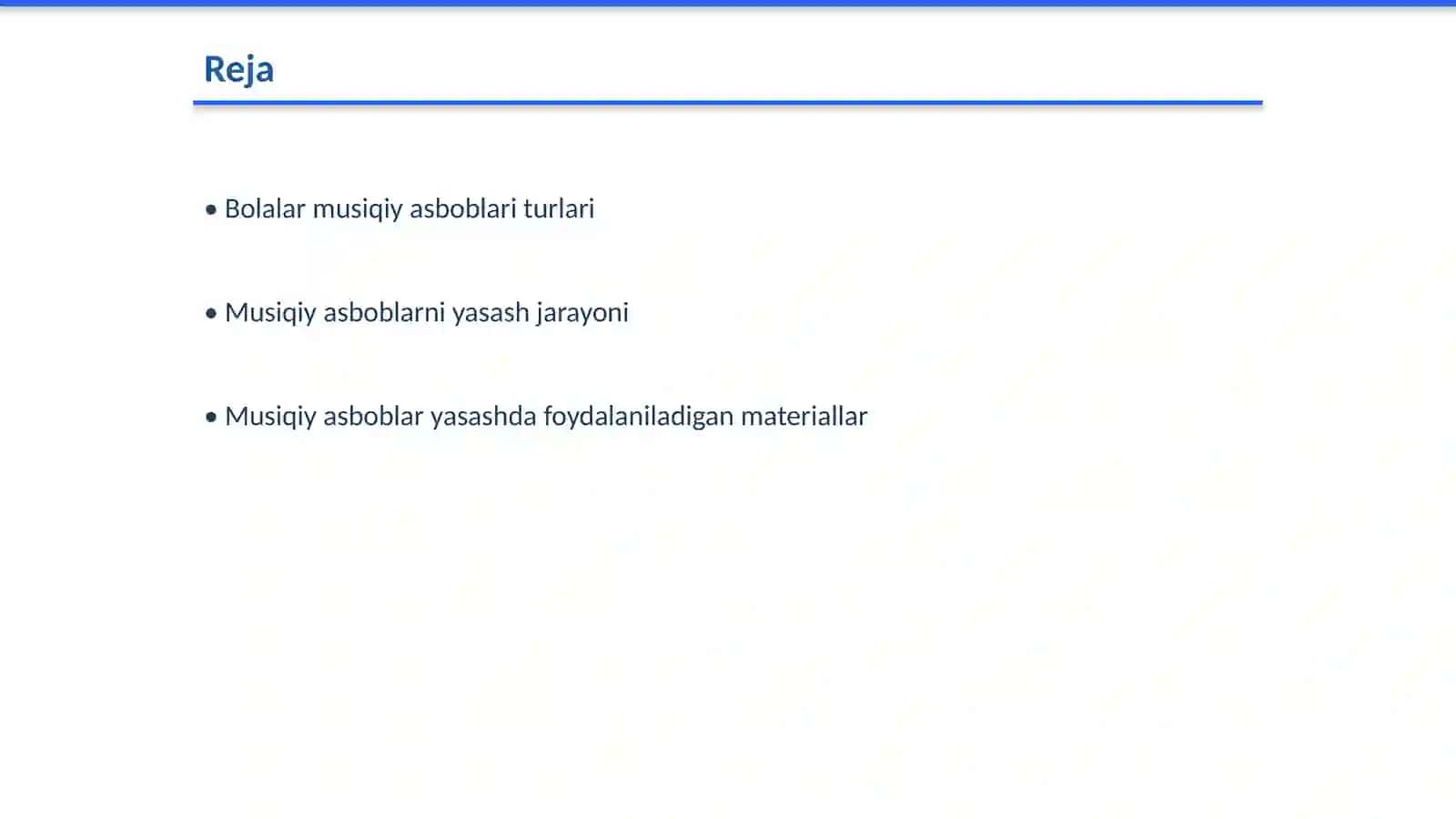 Bolalar musiqiy asboblarini yasashga oʻrgatish 2