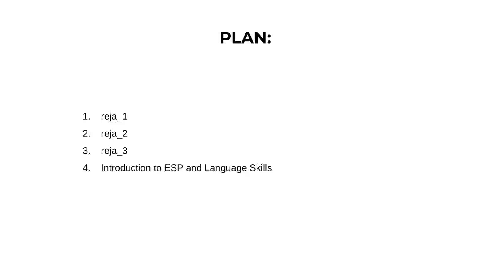 Teaching language skills in ESP 2