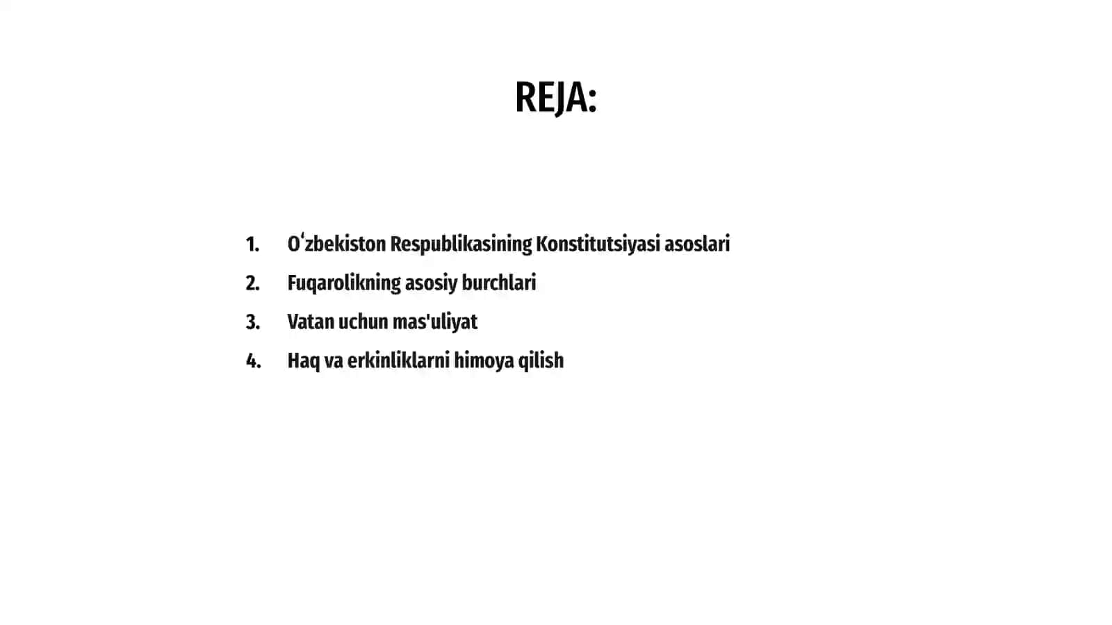 Oʻzbekiston Respublikasi fuqarolarining konstitutsiyaviy burchlari 2