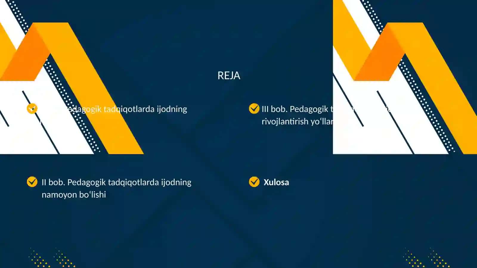 Pedagogik tadqiqotlarda ijodning namoyon bo'lishi 2