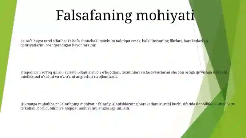 Men Anglab Yetgan Falsafa 2