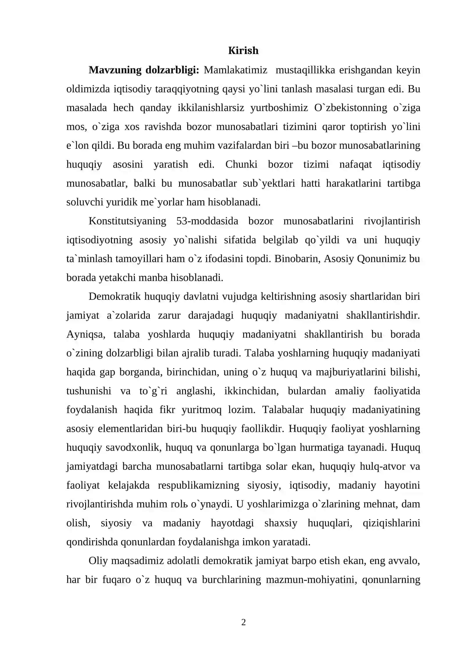 Insonlarning konstitutsiyaviy huquq va erkinliklari - huqyqiy madaniyat ko‘rsatkichi 2