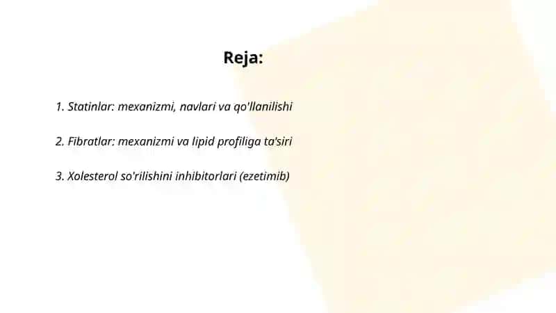 Aterosklerozga qarshi vositalar 2