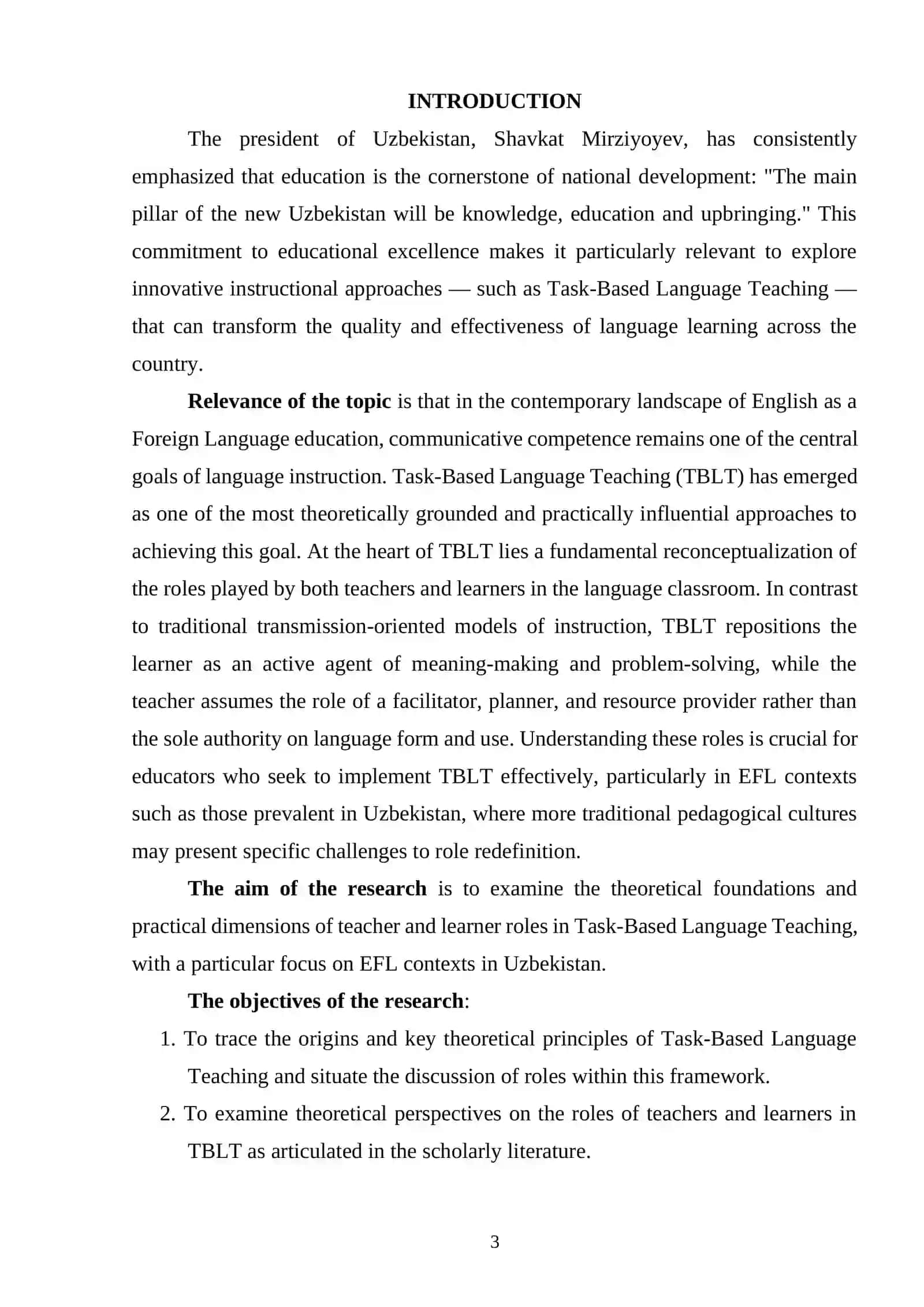 Teacher and learner roles in task-based language teaching (TBLT) 2