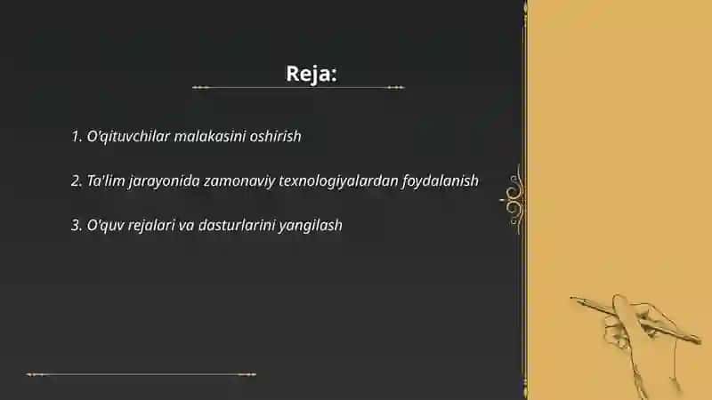 Talim olish jarayonini samarali tashkil etish 2