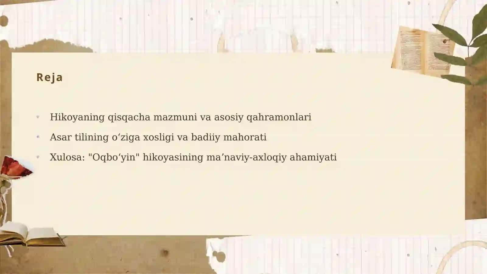 Normurod Norqobilov Oqboʻyin hikoyasi 2