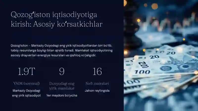 Qozogʻiston iqtisodiyotining tarkibi va Jahon iqtisodiyotidagi oʻrni 2