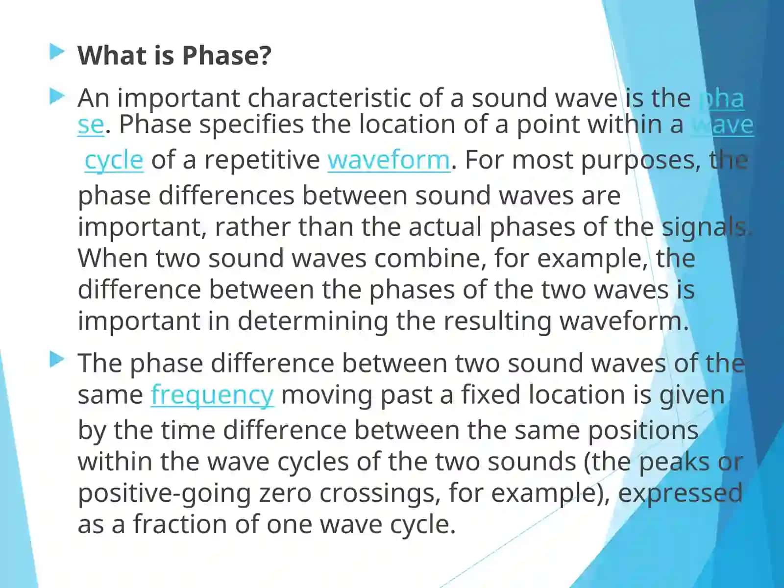 The phases of sound. Expiration, the formation of sounds 2