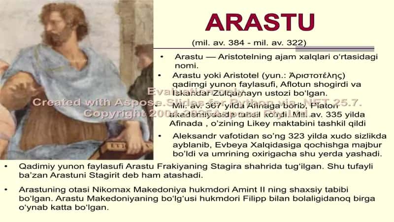 aristorelning iqtisodiy g'oyalari 2