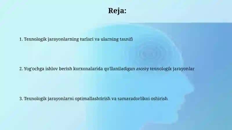 Yog‘ochsozlik korxonalaridagi texnologik jarayonlar variantlari 2