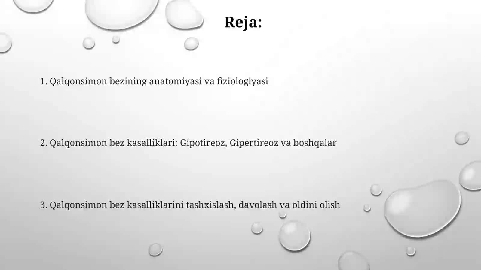 Tireoidlar haqida 2