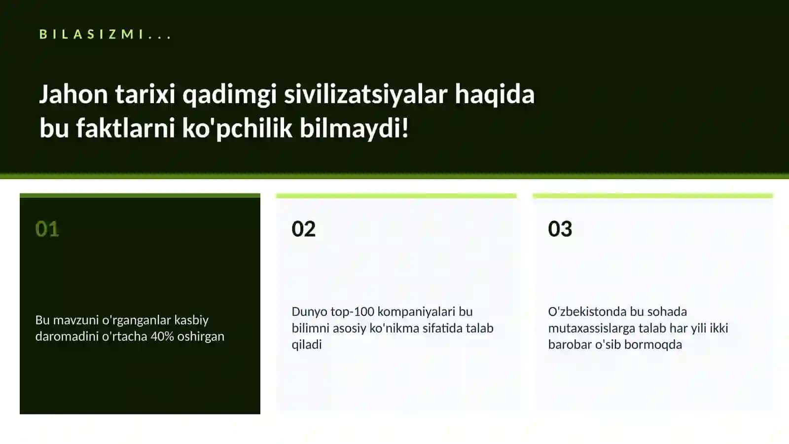 Jahon tarixi qadimgi sivilizatsiyalar 2