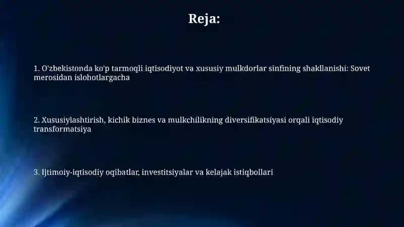 Termiz iqtisodiyot va servis universiteti TAQDIMOT 2