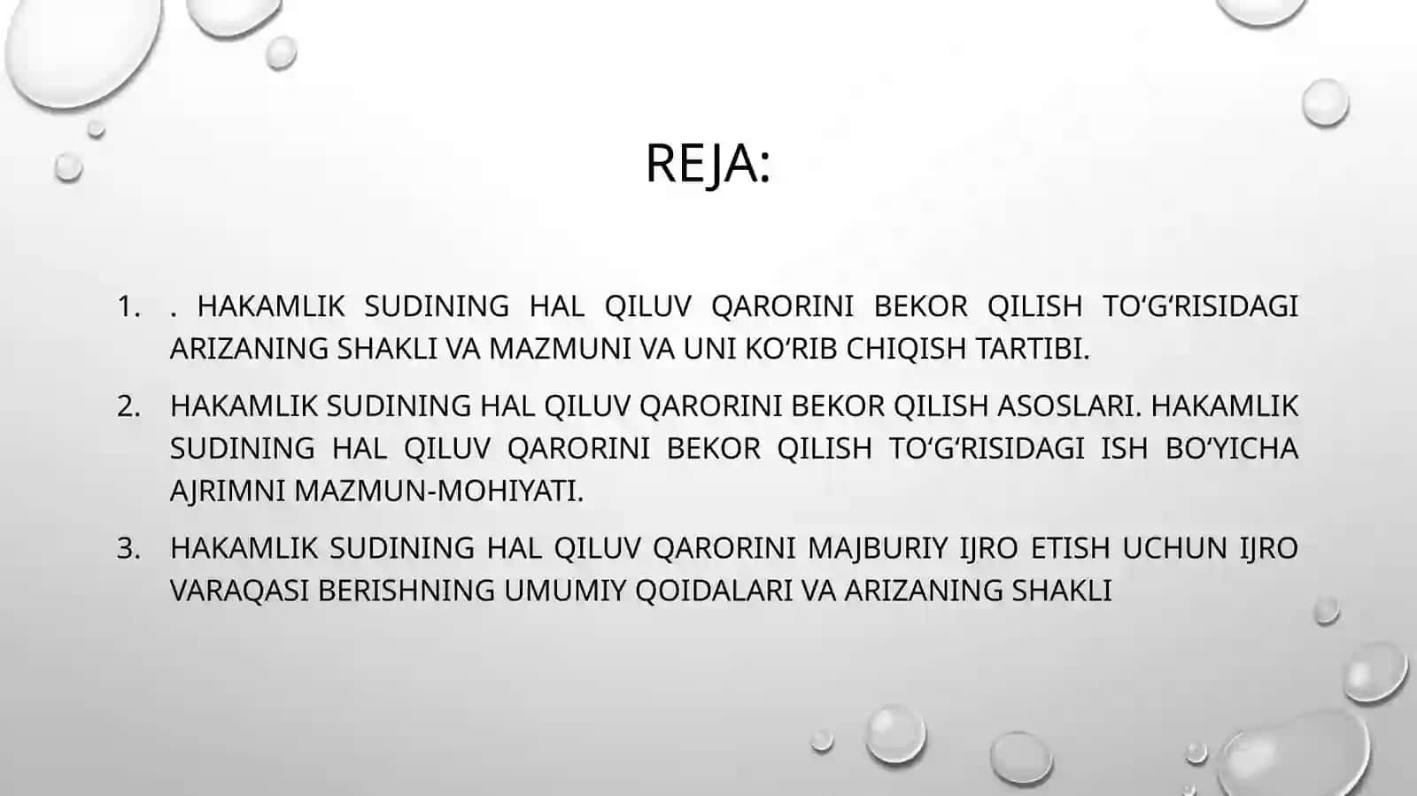 HAKAMLIK SUDINING HAL QILUV QARORLARI BILAN BOG‘LIQ ISHLARNIYURITISH 2