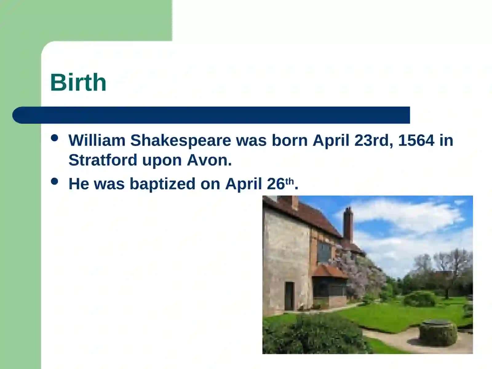 The Life of William Shakespeare 2
