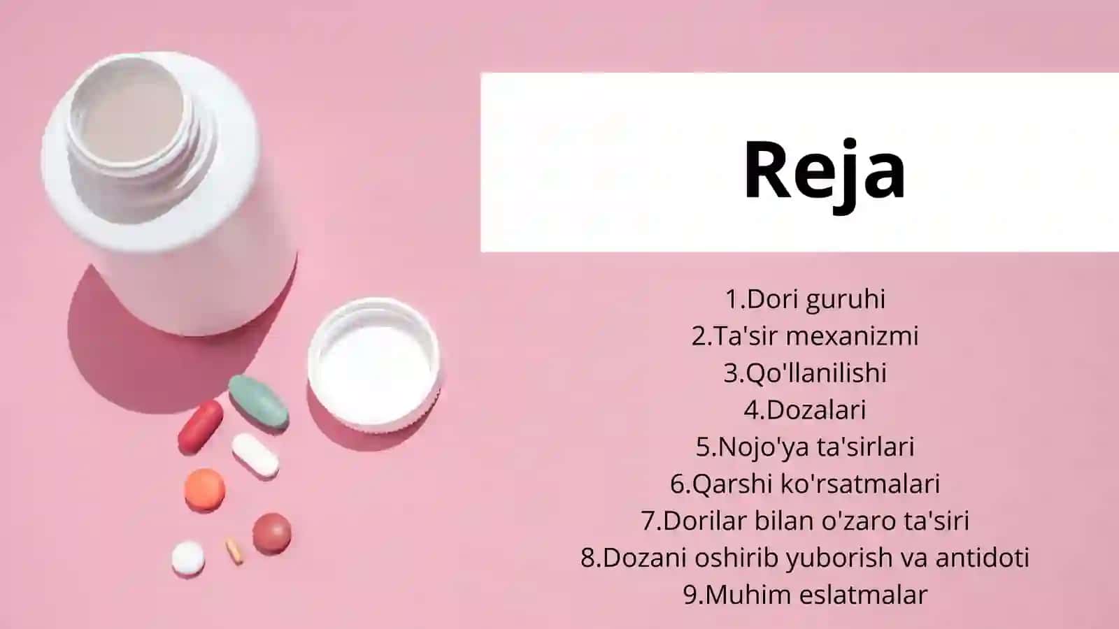Diklofenak (Diclofenac) – To'liq Qo'llanma | PPT Taqdimot | Farmakologiya | Tibbiyot Talabalari uchu 2