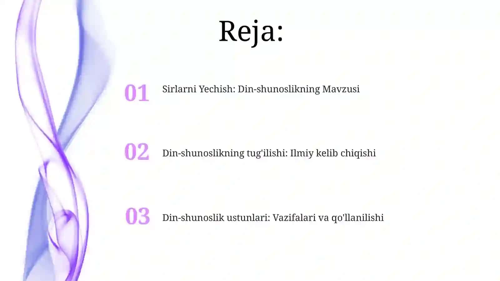 Dinshunoslikningfansifatidashakllanishi,predmeti,funksiyalari,kategoriyalari 2