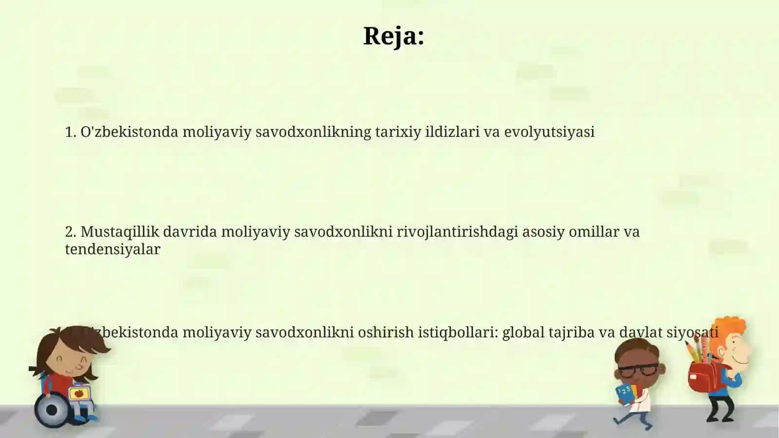 O'zbekistonda moliyaviy savodxonlikning tarixiy ildizlari va evolyutsiyasi 2
