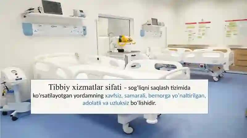 Tibbiy xizmatlar sifatini nazorat qilish 2