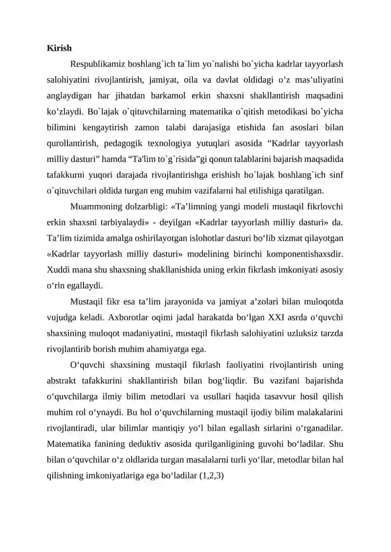 GEOMETRIYA O'QITISHDA VIZUAL VOSITALARDAN FOYDALANISH 2